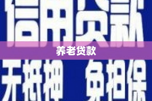 归仁养老贷款