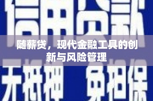 归仁随薪贷，现代金融工具的创新与风险管理