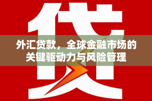 归仁外汇贷款，全球金融市场的关键驱动力与风险管理