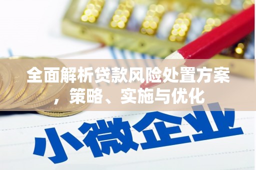 归仁全面解析贷款风险处置方案，策略、实施与优化