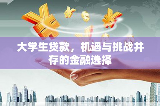 归仁大学生贷款，机遇与挑战并存的金融选择